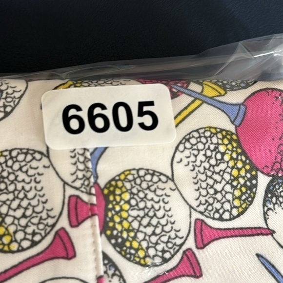 IZOD Golf Skort Women's 16 White Pink Golf Ball Tee Print Pockets Side Zip - Picture 14 of 14